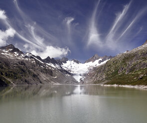 Schweiz, Kanton Bern, Berner Alpen, Oberer Aare-See und Oberer Aare-Gletscher - SCH000402