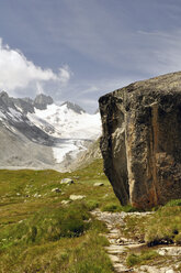 Schweiz, Kanton Bern, Berner Alpen, Weg zum Oberen Aaregletscher - SCH000411