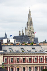 Austria, Vienna, View to the Town Hall Tower - WEF000231