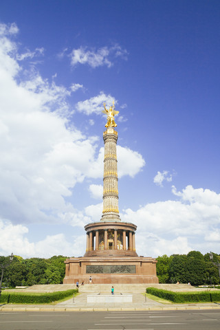 Deutschland, Berlin, Berlin-Tiergarten, Großer Stern, Berliner Siegessäule, lizenzfreies Stockfoto