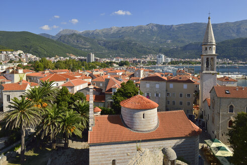 Montenegro, Crna Gora, Der Balkan, Blick über Budva - ES001363