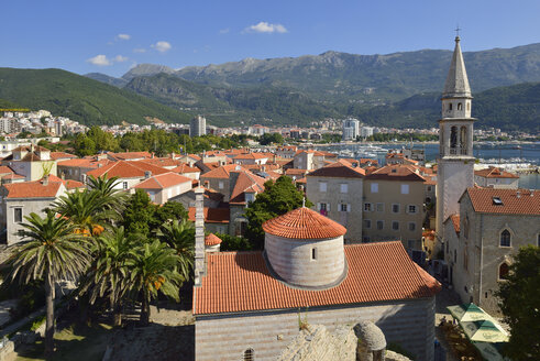 Montenegro, Crna Gora, The Balkans, view over Budva - ES001363