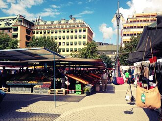 Schweden, Stockholm, Markt in Hoetorget - RIMF000284