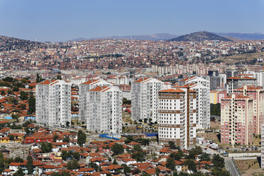 Türkei, Ankara, Blick auf die Stadt, Wohnhaus Gecekondu - SIEF005912