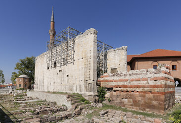 Türkei, Ankara, Monumentum Ancyranum und Haci Bayram Moschee - SIEF005932