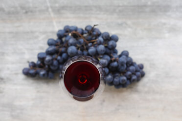 Rotwein und Weintrauben - JTF000571