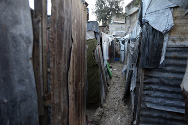 Haiti, Port-au-Prince, Icare Camp für Erdbebenflüchtlinge - FLK000410