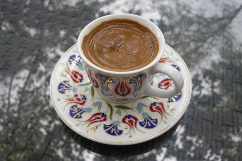 Türkei, Tasse türkischer Kaffee, lizenzfreies Stockfoto