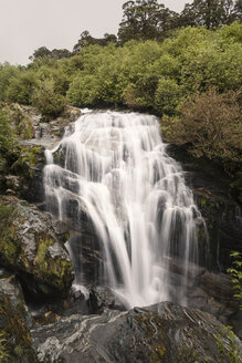 Neuseeland, Südinsel, Milford Track, Milford Sound, Wasserfall - WV000687