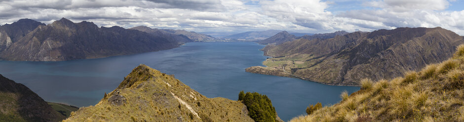 Neuseeland, Südinsel, Queenstown-Seen-Distrikt, Makarora, Wanaka, Hawea-See, Panorama - WV000702