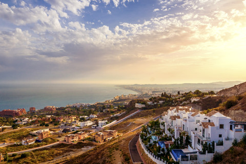 Spanien, Andalusien, Provinz Malaga, Marbella, Panorama, lizenzfreies Stockfoto