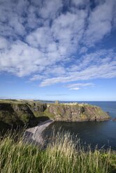 United Kingdom, England, Scotland, Aberdeenshire, Stonehaven, Dunnottar Castle at North Sea Coast - EL001369