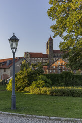 Deutschland, Sachsen-Anhalt, Quedlinburg, Kloster Quedlinburg - PVCF000111