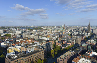 Deutschland, Hamburg, Blick von der St. Michaeliskirche - RJF000302