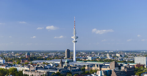 Germany, Hamburg, view from St. Michael's Church on the Heinrich-Hertz-Tower - RJF000303