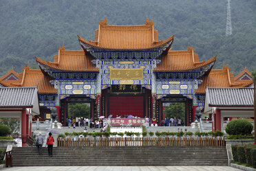China, Yunnan, Dali, historisches Gebäude - DSG000199