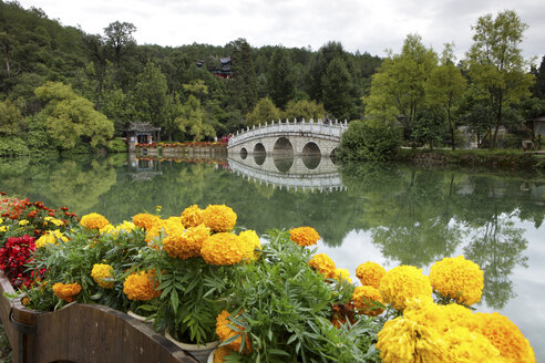 China, Pagode und Steg am Black Dragon Pool - DSG000209