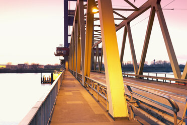 Germany, Hamburg, Bridge, Elbe river - MSF004280