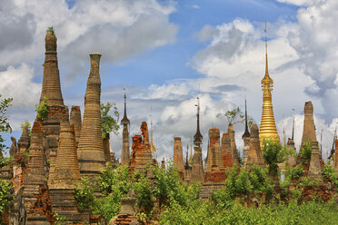 Myanmar, Indein, Shwe Indein Pagode - DSGF000353