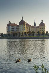 Germany, Saxony, Dresden, Moritzburg, View to Moritzburg Castle - MJF001356