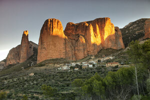 Spanien, Huesca, Mallos de Riglos - DSGF000718