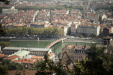 Frankreich, Departement Rhône, Lyon, Stadtbild, Fluss Saone - SBDF001281