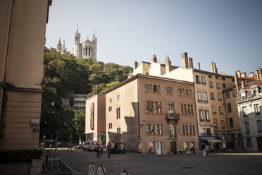 Frankreich, Departement Rhône, Lyon, Historisches Stadtzentrum, Basilika Notre-Dame de Fourviere - SBDF001287