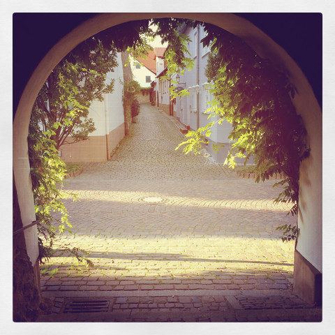Deutschland, Freinsheim, historische Altstadt, lizenzfreies Stockfoto