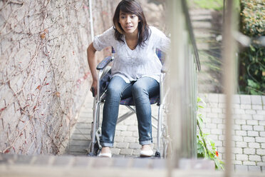 Young woman in wheelchair - ZEF001228