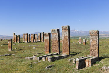 Turkey, Anatolia, Eastern Anatolia Region, Bitlis Province, Ahlat, Seljukian grave yard, Selcuklu Mezarligi - SIEF006075
