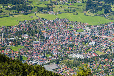 Deutschland, Bayern, Allgäu, Blick auf Oberstdorf - WGF000486