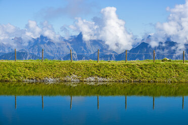 Österreich, Allgäuer Alpen, Schneeteich, Stausee - WGF000489