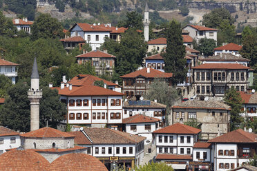 Türkei, Provinz Karabuek, Safranbolu, Stadtbild mit traditionellen osmanischen Konaken - SIEF006101