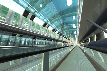 Futuristic passageway, 3D Rendering - SPCF000029