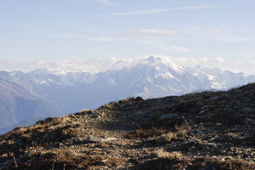 Italien, Südtirol, Watlesgebiet, Blick auf die Ortler-Alpen - MYF000615