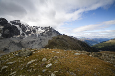 Italy, South Tyrol, View to Ortler Alps, Monte Zebru left - MYF000619