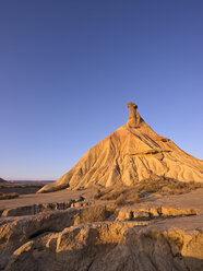 Spain, Navarra, Bardenas Reales, Semi-desert natural region, Nature Park, Cabezo Castildetierra - LAF001105