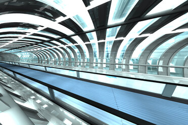 Futuristische Passage eines Bahnhofs, 3D Rendering - SPCF000035