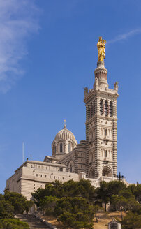 Frankreich, Provence-Alpes-Côte d'Azur, Bouches-du-Rhone, Marseille, Basilika Notre-Dame de la Garde - WDF002689