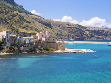 Italien, Sizilien, Provinz Trapani, Fischerdorf Castellammare del Golfo - AMF003010