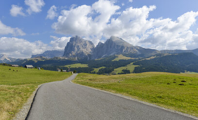 Italien, Südtirol, Dolomiten, Seiser Alm und Langkofelgruppe - RJF000324