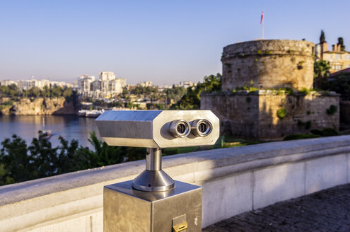 Türkei, Naher Osten, Antalya, Kaleici, Blick auf die Burg - THAF000761