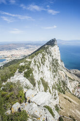 Gibraltar, Blick auf den Felsen von Gibraltar - KBF000203