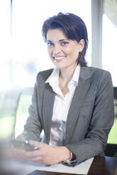 Portrait of confident businesswoman in office - ZEF002183