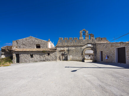 Italien, Sizilien, Provinz Trapani, Castellammare del Golfo, Balata di Baida, Castello di Baida - AMF003080