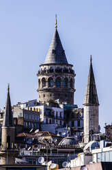 Türkei, Istanbul, Galata-Turm - THA000809