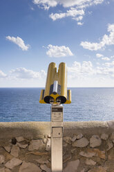 Spain, Balearic Islands, Mallorca, Capdepera, telescope - HLF000751