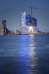 Deutschland, Hamburg, Baustelle der Elbphilharmonie - ROMF000023