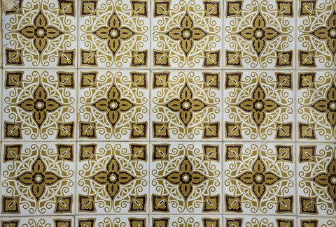 Portugal, Lagos, Azulejos, close-up stock photo