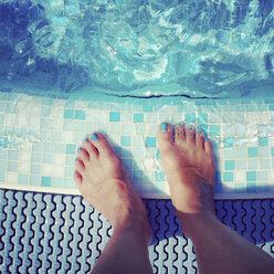 Feet at poolside - SARF000979